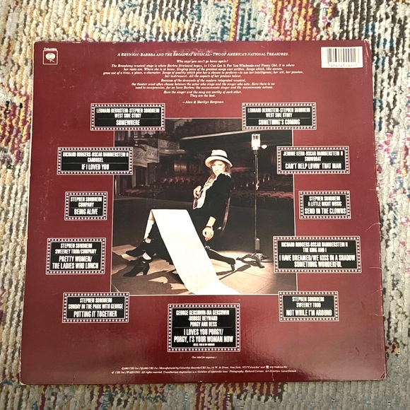 Barbra Streisand – The Broadway Album Vinyl Original Release Pittman Pressing - Picture 2 of 4